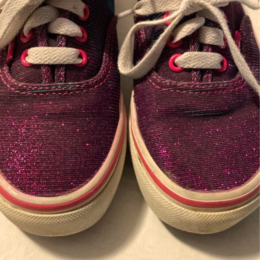 Sparkly girls vans